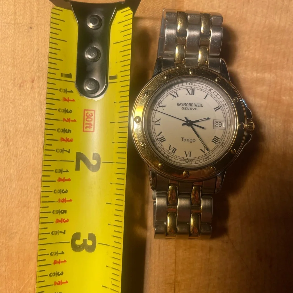 Raymond Weil Tango w/COA Two Tone Stainless Steel Gold Watch ! - Picture 3 of 9